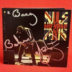 Nils Lof Gren UK 2015 Face The Music Tour CD 2015 Signed